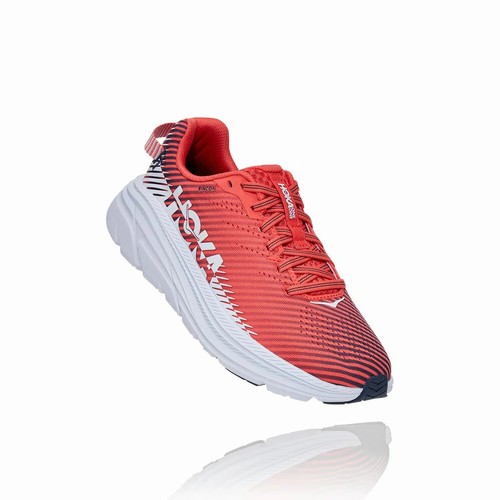 Hoka One One RINCON 2 Road Running Shoes For Women India Red IN-0916